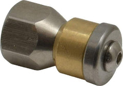 Value Collection - 3,000 psi Rotating, Sewer Pressure Washer Nozzle - 5.5mm Orifice Diam, 1/4" Thread - Exact Tool & Supply
