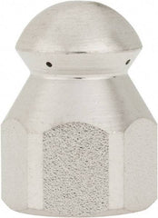Value Collection - 4,200 psi Fixed, Sewer Pressure Washer Nozzle - 6mm Orifice Diam, 1/4" Thread - Exact Tool & Supply