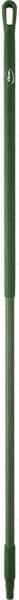 Vikan - 59 x 1-1/4" Fiberglass Squeegee Handle - European Threaded Connection, Green - Exact Tool & Supply