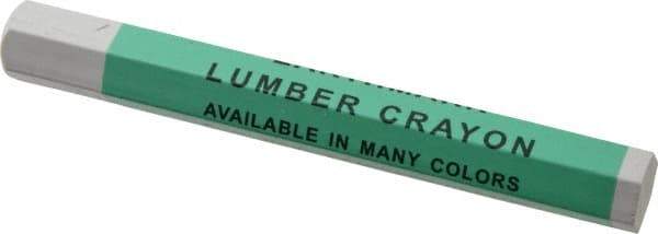 Value Collection - Clay Based Lumber Crayon - White - Exact Tool & Supply