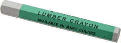 Value Collection - Clay Based Lumber Crayon - White - Exact Tool & Supply