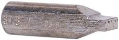 Norton - 3A-F, 7/16" Shank Diam Multi-Point Diamond Dresser - 3/8" Long x 1/4" Thick Head - Exact Tool & Supply