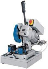 Rong Fu - 1 Cutting Speed, 9" Blade Diam, Cold Saw - 52 RPM Blade Speed, Bench Machine, Compatible with Ferrous Material - Exact Tool & Supply