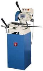 Rong Fu - 1 Cutting Speed, 10" Blade Diam, Cold Saw - 42 RPM Blade Speed, Bench Machine, 1 Phase, Compatible with Ferrous Material - Exact Tool & Supply