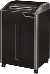 FELLOWES - 7/32" Strip, 38 Sheet Strip Cut Commercial Shredder - 20" Long x 25" Wide x 37-1/4" High, Level 2 Security, 35 Gal Wastebasket - Exact Tool & Supply
