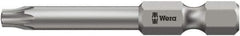 Wera - 1/4" Drive IP6 Torx Plus Screwdriver Bit - 3-1/2" OAL - Exact Tool & Supply