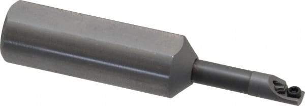 Kennametal - 0.208" Min Bore Diam, 2-3/8" OAL, 1/2" Shank Diam, CCBI Indexable Boring Bar - 7/8" Max Bore Depth, CDC Insert, Screw Holding Method - Exact Tool & Supply