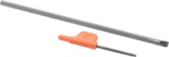 Kennametal - 0.275" Min Bore Diam, 6" OAL, 3/16" Shank Diam, FCBI Indexable Boring Bar - 1-7/8" Max Bore Depth, TD.. Insert, Screw Holding Method - Exact Tool & Supply