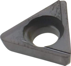 Kennametal - TPCG222 Grade KC5010 Carbide Boring Insert - TiC/TiCN/TiN Finish, 60° Triangle, 11° Relief Angle, 1/4" Inscr Circle, 3/32" Thick, 1/32" Corner Radius - Exact Tool & Supply