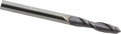 Hertel - 1/8" Diam, 1/2" LOC, 2 Flute Solid Carbide Ball End Mill - AlTiN Finish, Single End, 1-1/2" OAL, 1/8" Shank Diam - Exact Tool & Supply
