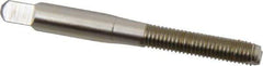 Hertel - 5/16-24 UNF, 2 Flute, Bright Finish, High Speed Steel Spiral Point Tap - Bottoming Chamfer, Right Hand Thread, 2-23/32" OAL, 1-1/8" Thread Length, 3B Class of Fit - Exact Tool & Supply