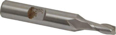 Hertel - 5.5mm, 1/2" LOC, 3/8" Shank Diam, 2-3/8" OAL, 2 Flute, Cobalt Square End Mill - Single End, Uncoated, Centercutting, Right Hand Cut - Exact Tool & Supply