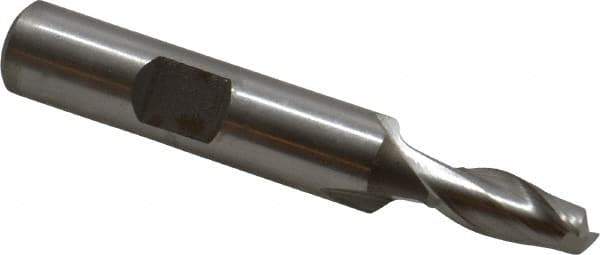 Hertel - 6.5mm, 9/16" LOC, 3/8" Shank Diam, 2-3/8" OAL, 2 Flute, Cobalt Square End Mill - Single End, Uncoated, Centercutting, Right Hand Cut - Exact Tool & Supply