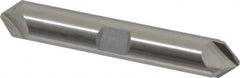Hertel - 1/2" Diam 2 Flute Double End Cobalt Chamfer Mill - Exact Tool & Supply