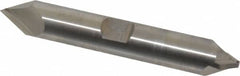 Hertel - 1/2" Diam 2 Flute Double End Cobalt Chamfer Mill - Exact Tool & Supply