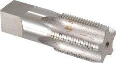 Hertel - 1 - 11-1/2 NPS Thread, 5 Flute Standard Pipe Tap - 3-1/4" OAL, 1-3/4" Thread Length, 1-1/8" Shank Diam, Bright Finish, High Speed Steel - Exact Tool & Supply