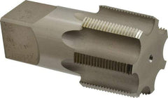 Hertel - 2 - 11-1/2 NPT Thread, 7 Flute Short Projection Standard Pipe Tap - 4-1/2" OAL, 1-3/4" Thread Length, 1-7/8" Shank Diam, Bright Finish, High Speed Steel - Exact Tool & Supply