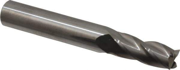 Hertel - 9mm, 22mm LOC, 10mm Shank Diam, 70mm OAL, 4 Flute, Solid Carbide Square End Mill - Single End, Uncoated, 30° Helix, Centercutting, Right Hand Cut - Exact Tool & Supply
