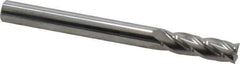 Hertel - 6mm, 20mm LOC, 6mm Shank Diam, 63mm OAL, 4 Flute, Solid Carbide Square End Mill - Single End, Uncoated, 30° Helix, Centercutting, Right Hand Cut - Exact Tool & Supply
