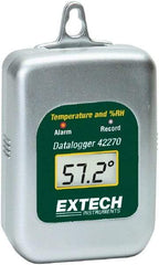 Extech - -40 to 185°F, 0 to 100% Humidity Range, Temp Recorder - Exact Tool & Supply