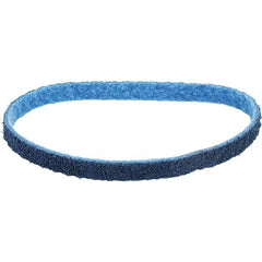 Dynabrade - 1" Wide x 18" OAL, Aluminum Oxide Abrasive Belt - Aluminum Oxide, Very Fine, Nonwoven, Cloth Backing, Wet/Dry - Exact Tool & Supply