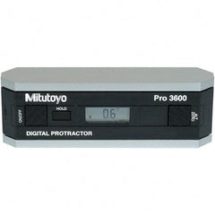 Mitutoyo - Digital & Dial Protractors Style: Digital Measuring Range (Degrees): 360.00 - Exact Tool & Supply