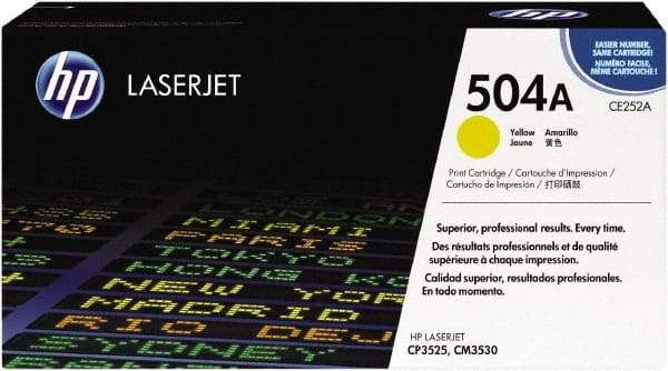 Hewlett-Packard - Yellow Toner Cartridge - Use with HP Color LaserJet CM3530 MFP, CP3525 - Exact Tool & Supply
