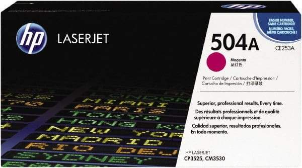 Hewlett-Packard - Magenta Toner Cartridge - Use with HP Color LaserJet CM3530 MFP, CP3525 - Exact Tool & Supply
