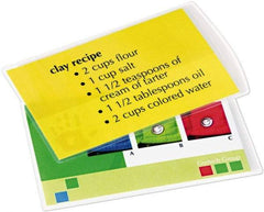 FELLOWES - 100 Piece, 5 mil Thick Plastic Pouch - 11-1/2 Inch Wide x 9 Inch High - Exact Tool & Supply