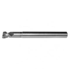 1/2x1/2x9/16x1-1/2x5 5FL Square Carbide End Mill-Round Shank-Uncoated - Exact Tool & Supply