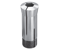 1/4"  5C Hex Collet with Internal & External Threads - Part # 5C-HI16-BV - Exact Tool & Supply