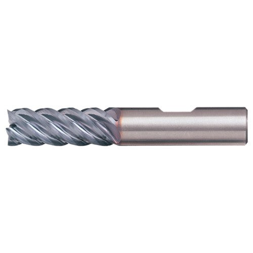 3/16″ × 3/16″ × 9/16″ × 2″ RHS / RHC Solid Carbide 5-Flute High-Performance End Mill for Steel - TiAlN - Exact Tool & Supply
