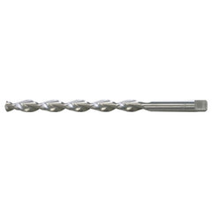 19/32 RHS / RHC HSS 135 Degree Notched Point Deep Hole Parabolic Taper Length Drill - Bright - Exact Tool & Supply