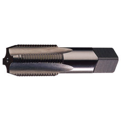 ‎3/4-14 NPS 5 Flute HSS Medium Hook Straight NPS Straight Pipe Tap- Bright - Exact Tool & Supply