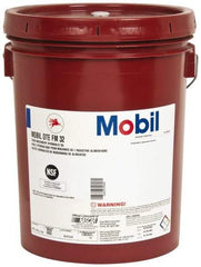 Mobil - 5 Gal Pail Mineral Hydraulic Oil - ISO 32, 31.9 cSt at 40°C & 5.5 cSt at 100°F, Food Grade - Exact Tool & Supply