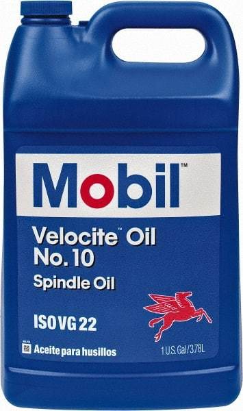 Mobil - 1 Gal Container Mineral Spindle Oil - ISO 22, 22 cSt at 40°C & 4 cSt at 100°C - Exact Tool & Supply