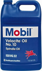 Mobil - 1 Gal Container Mineral Spindle Oil - ISO 22, 22 cSt at 40°C & 4 cSt at 100°C - Exact Tool & Supply