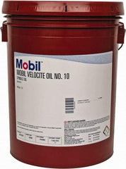 Mobil - 5 Gal Pail Mineral Spindle Oil - ISO 22, 22 cSt at 40°C & 4 cSt at 100°C - Exact Tool & Supply