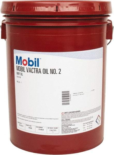 Mobil - 5 Gal Pail, Mineral Way Oil - ISO Grade 68, SAE Grade 9 - Exact Tool & Supply