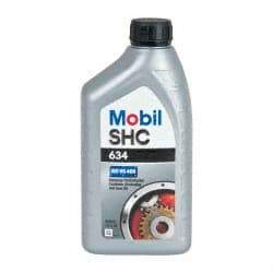 Mobil - 0.25 Gal Bottle, Synthetic Gear Oil - ISO 460 - Exact Tool & Supply