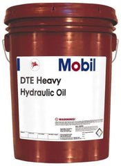 Mobil - 5 Gal Pail Mineral Circulating Oil - SAE 30, ISO 100, 95.1 cSt at 40°C & 10.9 cSt at 100°F - Exact Tool & Supply
