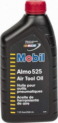 Mobil - Bottle, ISO 46, Air Tool Oil - 46 Viscosity (cSt) at 40°C, 7.3 Viscosity (cSt) at 100°C, Series Almo 525 - Exact Tool & Supply