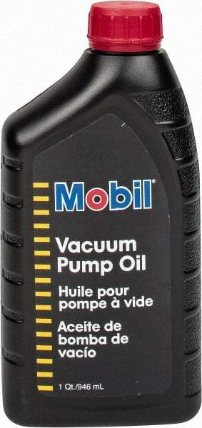 Mobil - 1 Qt Bottle Mineral Vacuum Pump Oil - SAE 20, ISO 68, 100 cSt at 40°C - Exact Tool & Supply