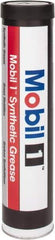 Mobil - 13.4 oz Cartridge Synthetic General Purpose Grease - Red, 302°F Max Temp, NLGIG 2, - Exact Tool & Supply