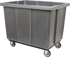 Bayhead Products - 600 Lb Load Capacity, 14 Bushels, Polyethylene Poly Truck - 32" Wide x 44" Long x 28" High - Exact Tool & Supply