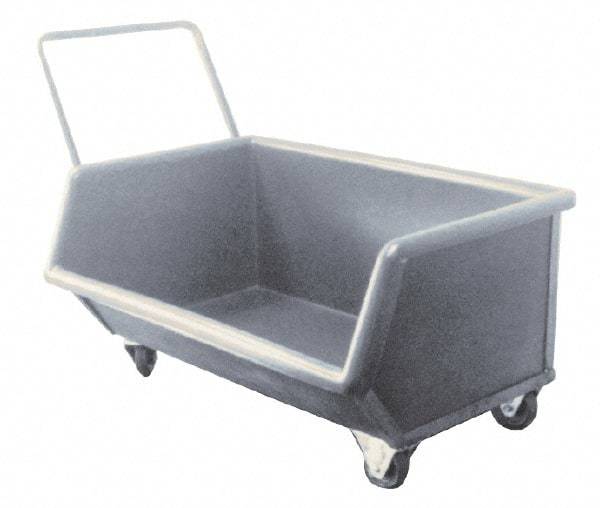Bayhead Products - 1,000 Lb Load Capacity, 9.3 Cu Ft, Polyethylene Chip Truck - 27" Wide x 46" Long x 23-1/2" High - Exact Tool & Supply