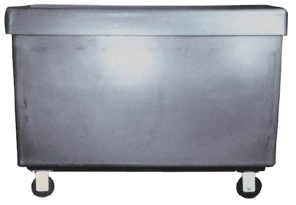 Bayhead Products - 800 Lb Load Capacity, Polyethylene Rolling Covered Container - 21" Wide x 41" Long x 21-1/2" High - Exact Tool & Supply