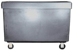 Bayhead Products - 800 Lb Load Capacity, Polyethylene Rolling Covered Container - 21" Wide x 41" Long x 21-1/2" High - Exact Tool & Supply