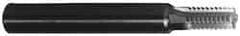 Scientific Cutting Tools - M16x2.50 Thread, 1/2" Shank Diam, Bright Coating, Solid Carbide Straight Flute Thread Mill - 4 Flutes, 3-1/2" OAL, M16 Min Noml Diamter - Exact Tool & Supply