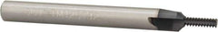 Scientific Cutting Tools - #8-32 Thread, 1/4" Shank Diam, AlTiN+ Coating, Solid Carbide Straight Flute Thread Mill - 3 Flutes, 2-1/2" OAL, #8 Min Noml Diameter - Exact Tool & Supply
